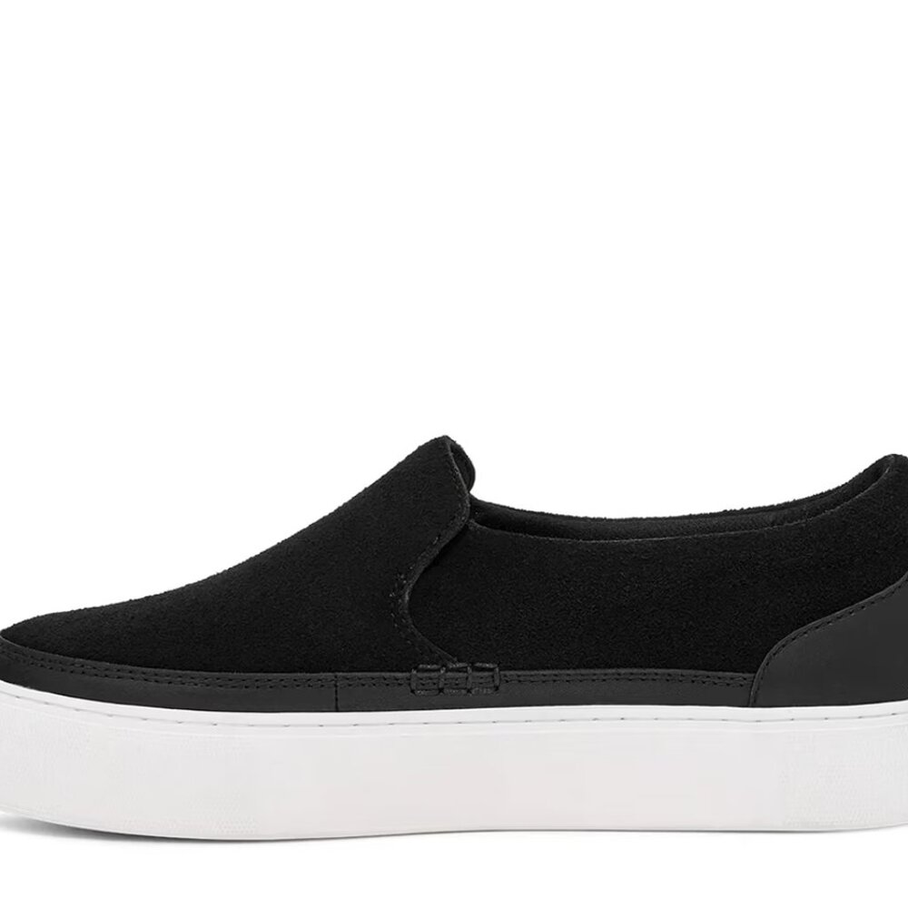 NWT UGG Zilo Slip-On Sneaker – Black Suede – Women’s Size 9 - Picture 9 of 10